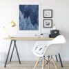 Snow Trees, landscape print, winter photography
