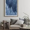 Snow Trees, landscape print, winter photography