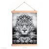 b111 Leopard black and white print