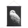 Snowy owl canvas