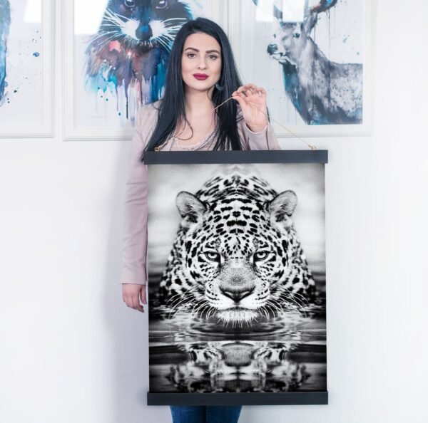 Leopard black and white print Leopard black and white print