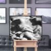 Winter landscape, lonely tree – Framed Canvas Winter landscape, lonely tree – Framed Canvas