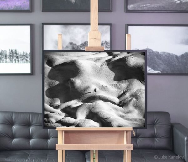 Winter landscape, lonely tree – Framed Canvas Winter landscape, lonely tree – Framed Canvas