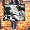 Winter landscape, lonely tree – Framed Canvas Winter landscape, lonely tree – Framed Canvas