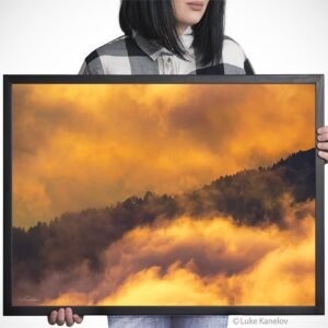 Colorful clouds photography prints – Framed Canvas