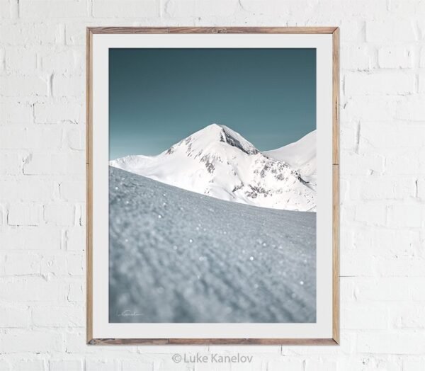 Snow peak landscape