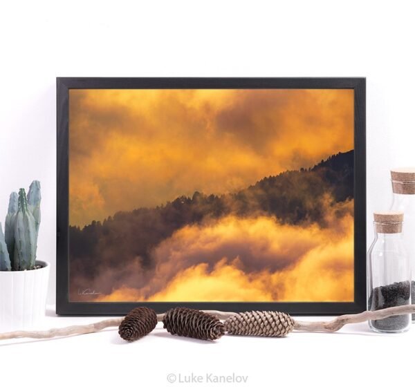 Colorful clouds photography prints – Framed Canvas Colorful clouds photography prints – Framed Canvas