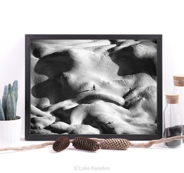 Winter landscape, lonely tree – Framed Canvas Winter landscape, lonely tree – Framed Canvas