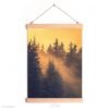 Winter forest landscape – Wall hanging