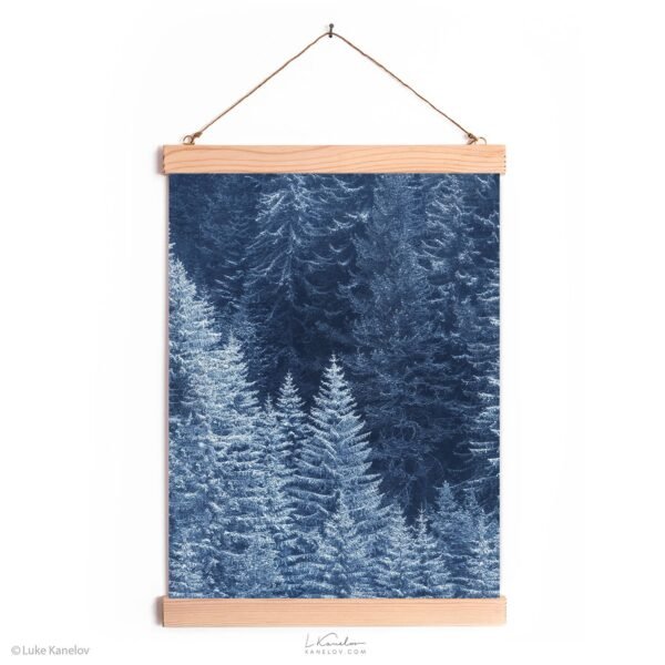 Snow Trees landscape wall hanging