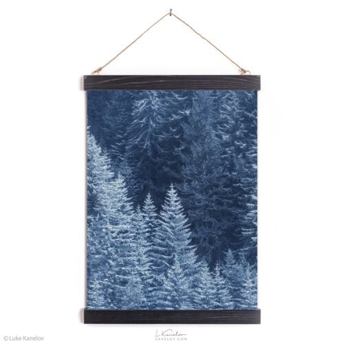Snow Trees landscape wall hanging