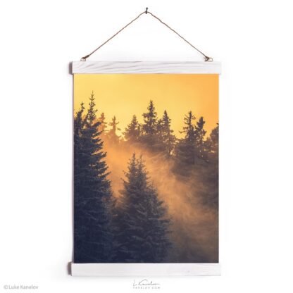 Winter forest landscape – Wall hanging
