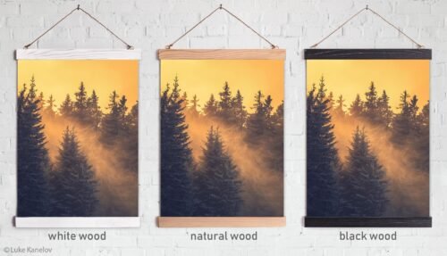 Winter forest landscape – Wall hanging