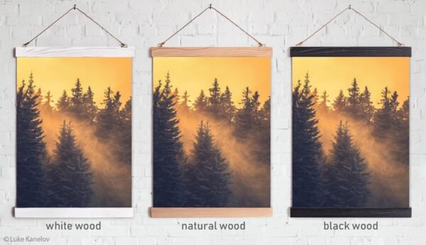 Winter forest landscape – Wall hanging