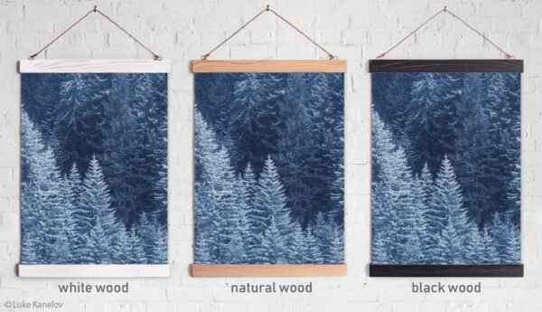 Snow Trees landscape wall hanging