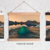 Tent on a mountain lake at sunset – Wall hanging Tent on a mountain lake at sunset – Wall hanging