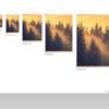Winter forest landscape – Wall hanging