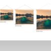 Tent on a mountain lake at sunset – Wall hanging Tent on a mountain lake at sunset – Wall hanging