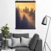 Winter forest landscape – Wall hanging