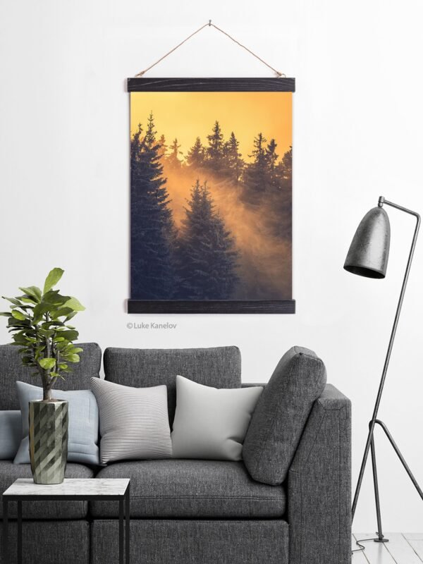 Winter forest landscape – Wall hanging