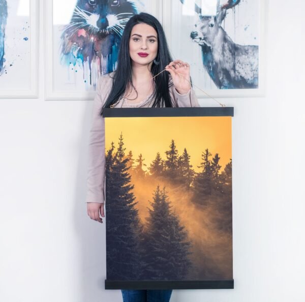 Winter forest landscape – Wall hanging