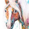 Haflinger horse, Avelignese watercolor painting print by Slaveika Aladjova Haflinger horse, Avelignese watercolor painting print by Slaveika Aladjova