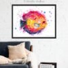 Discus watercolor painting print by Slaveika Aladjova