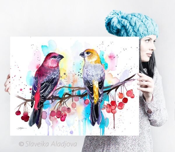Pine Grosbeaks