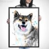 Black And Tan Shiba Inu