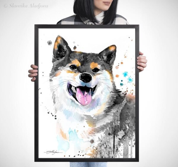 Black And Tan Shiba Inu