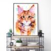 Maine Coon Cat Red Tabby