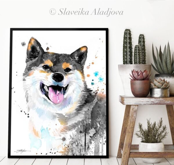 Black And Tan Shiba Inu