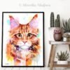 Maine Coon Cat Red Tabby