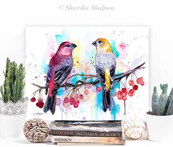 Pine Grosbeaks