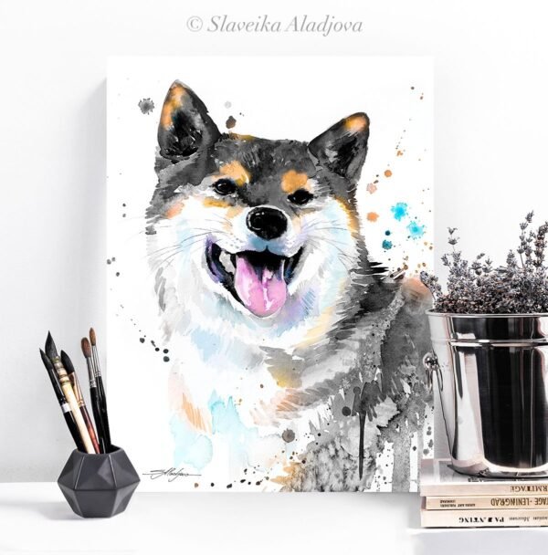 Black And Tan Shiba Inu