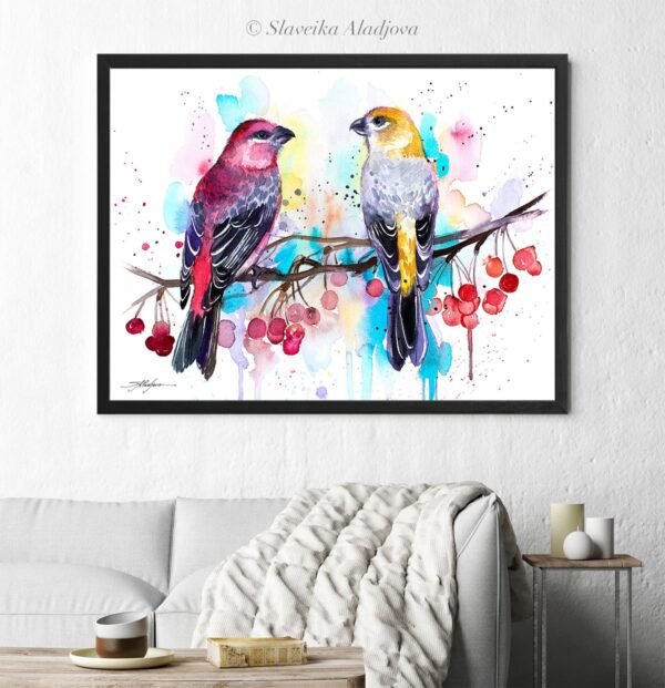 Pine Grosbeaks