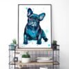 Black French Bulldog Baby watercolor painting print by Slaveika Aladjova Black French Bulldog Baby watercolor painting print by Slaveika Aladjova