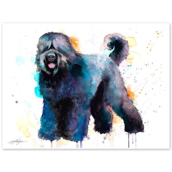 Black Russian Terrier Blue Great Dane