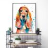 English Cocker Spaniel watercolor painting print by Slaveika Aladjova