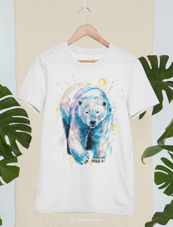 Art polar bear T-shirt Art polar bear T-shirt