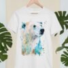 Polar bear art T-shirt
