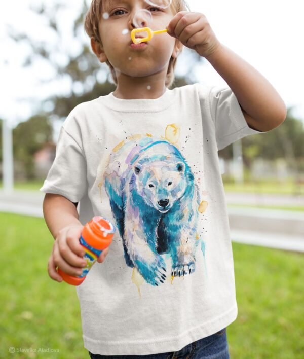 Art polar bear T-shirt Art polar bear T-shirt