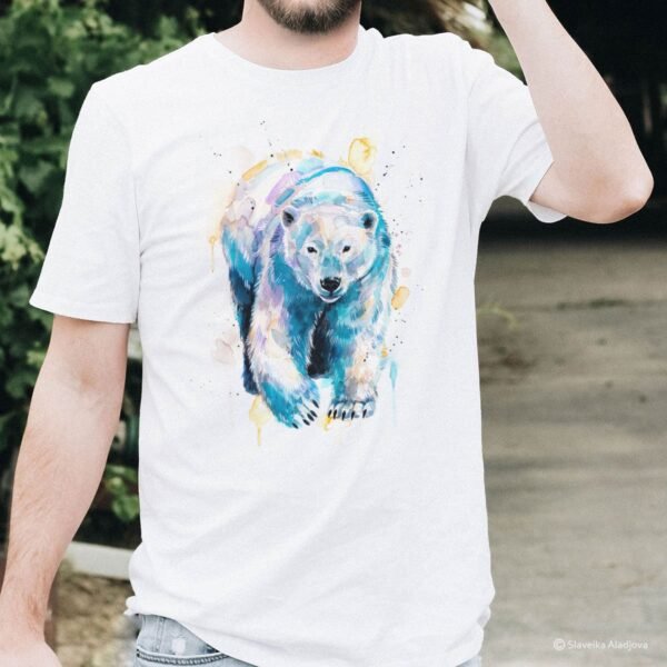Art polar bear T-shirt Art polar bear T-shirt