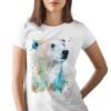 Polar bear art T-shirt