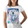 Polar bear watercolor T-shirt