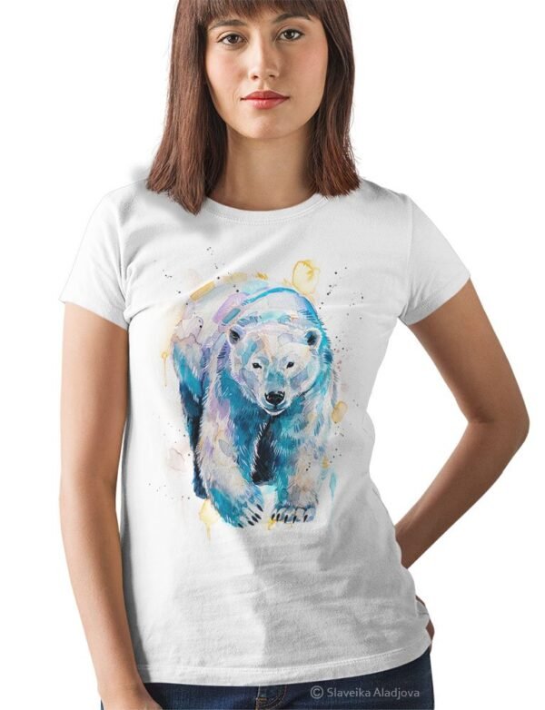 Art polar bear T-shirt Art polar bear T-shirt
