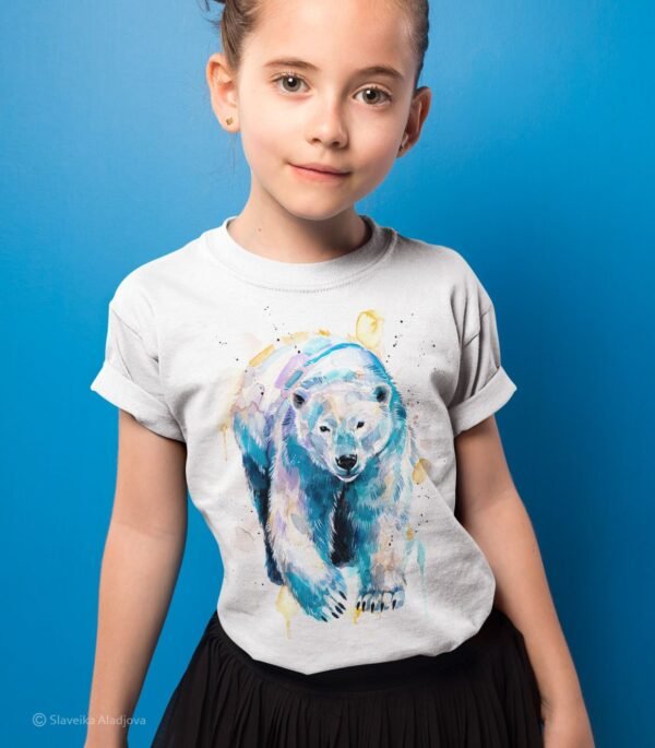 Art polar bear T-shirt Art polar bear T-shirt