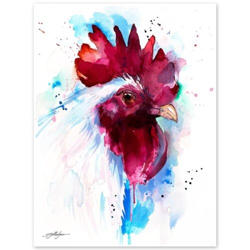 White Rooster