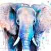 Blue Elephant Head