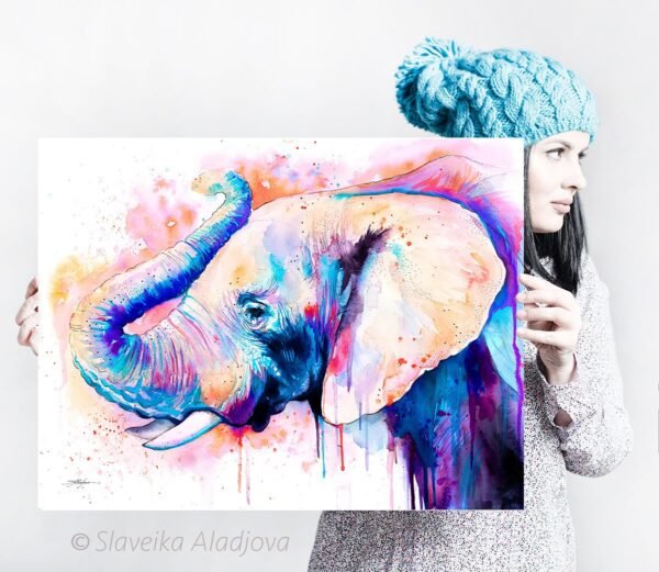 Pink Elephant Head
